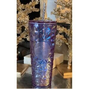 NEW Starbucks 2024 Purple Iridescent Prism Venti 24oz Tumbler